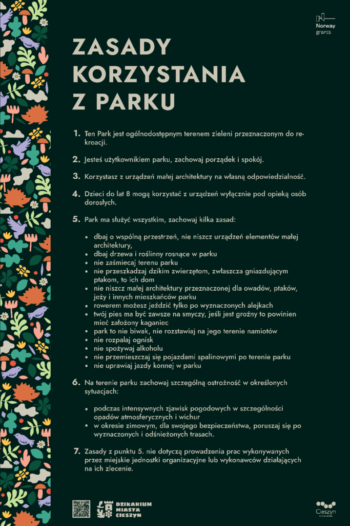 Regulamin parku